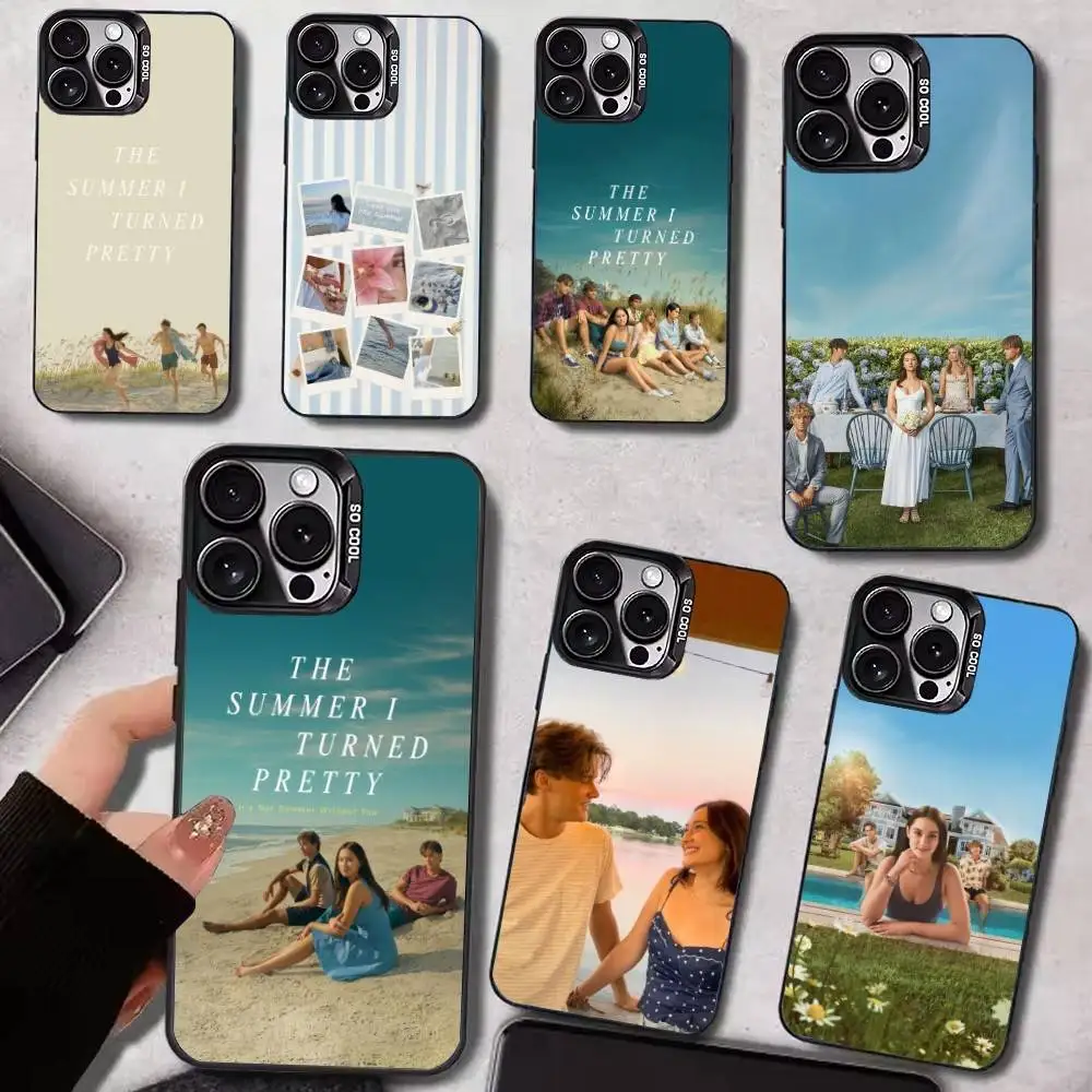 

The S-Summer I Turned Pretty Phone Case For iPhone17,16,15,14,13,12,11 Plus,Pro Max Black Candy Matte Shockproof Cover