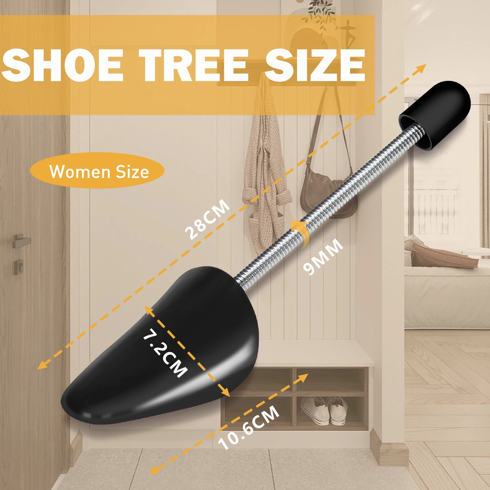 5 Pairs Shoe Stretcher Shoes Tree Shaper Rack Plastic Adjustable Length Men/Women Shoe Trees Stretcher Boot Holder Organizers image 6