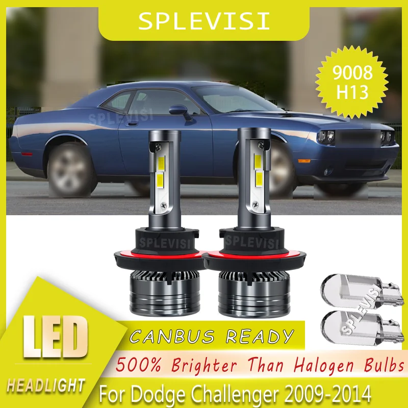 

Easy to Install Wide Beam Angle Clear Night Visibility 9008 LED Headlight For Dodge Challenger 2009 2010 2011 2012 2013 2014