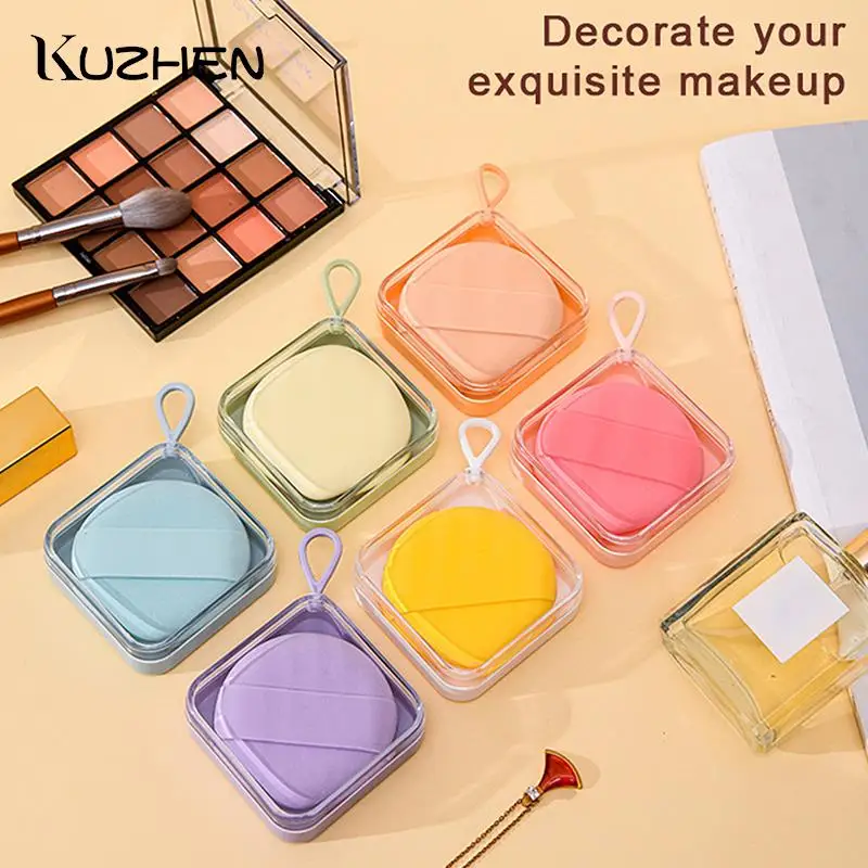 Travel Protable Cosmetic Puff Holder Box Empty Eco-Friendly Makeup Sponge Holder Air Cushion Container Beauty Storage Case