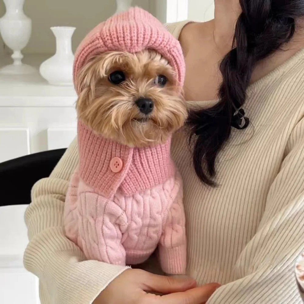 Cute Warm Dog Knitt…