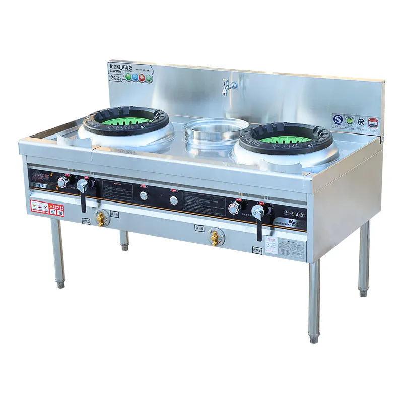 CF-29 Commercial Fire Stove Gas Energy Saving Single and Double Stove Stainless Steel Gas Stove