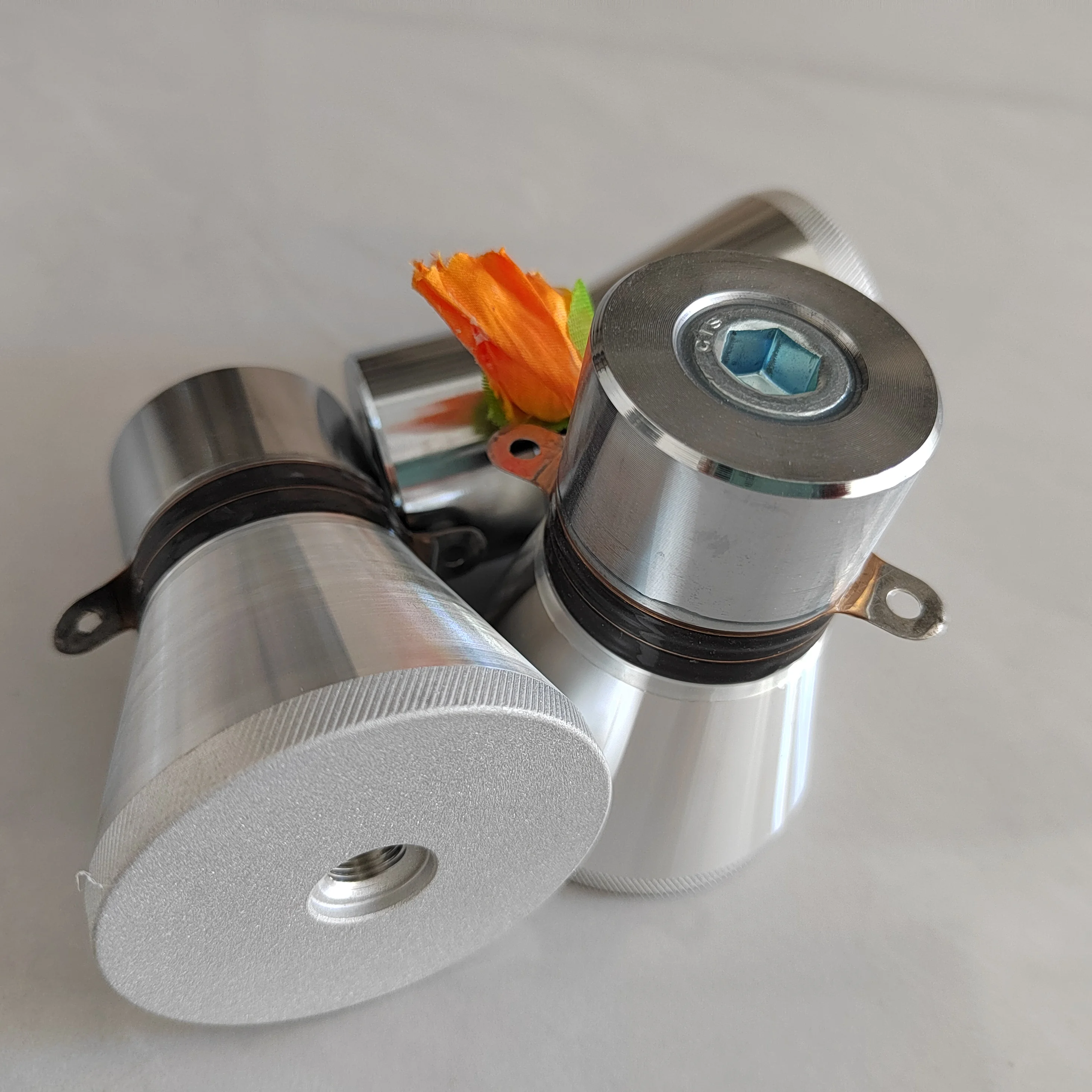 10PCS/lot 25KHZ 60W PZT4 Ultrasonic Cleaning Converter/vibrator For Cleaner Parts