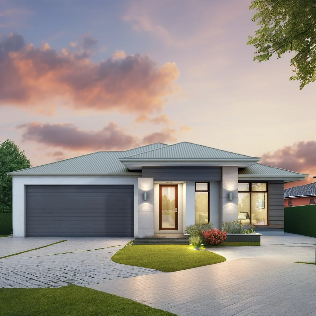 Modern Light Steel Prefabricated Granny Flat House 2 Bedroom Accessory Dwelling Unit Modern Prefab House