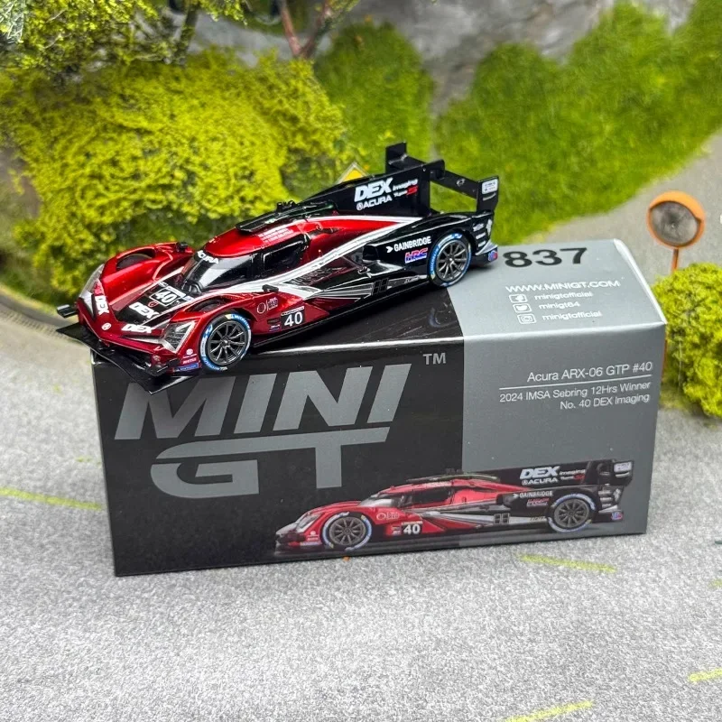 MINIGT Échelle 1/64 ARX-06 GTP # Véhicule à moteur jouet en alliage 40 2024, modèle en métal moulé sous pression, cadeaux