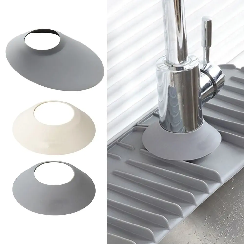 

5pcs Silicone Faucet Splash Guards Soft Splash-Proof Sink Splash Pad Easy Clean Countertop Protect Water Pads Kitchen Washbasin