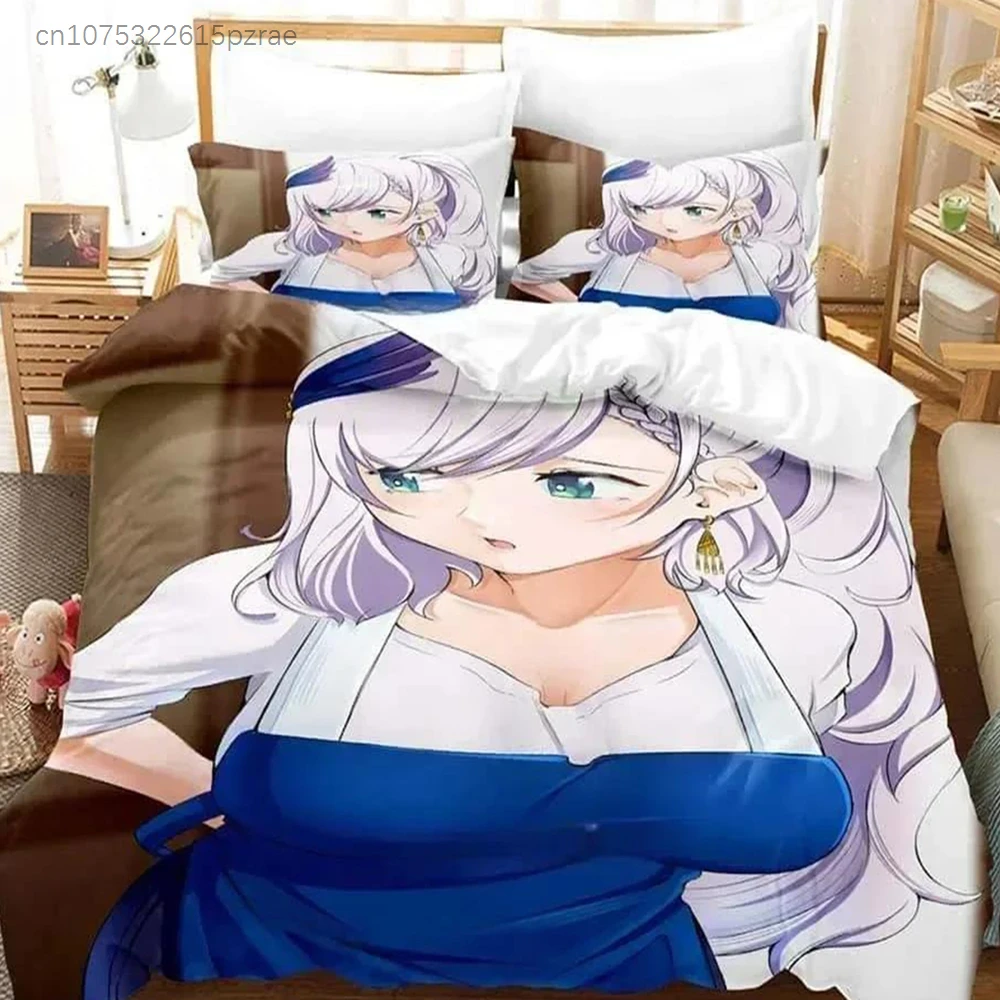 New 3D Anime Kawaii Girls Pavolia Reine Bedding Set Single Twin Full Queen King Size Bed Set Adult Kid Bedroom Duvet Cover Sets 4