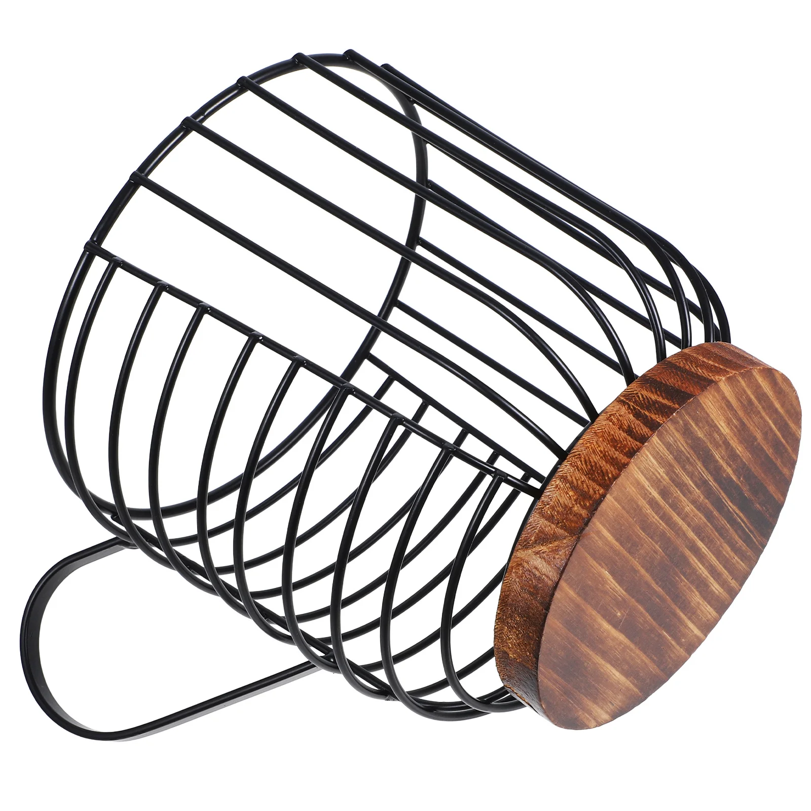 

Coffee Storage Holder Iron Basket Home Kitchen Organizer Coffee Capsules Display Stand Fruits Snack Basket Convenient