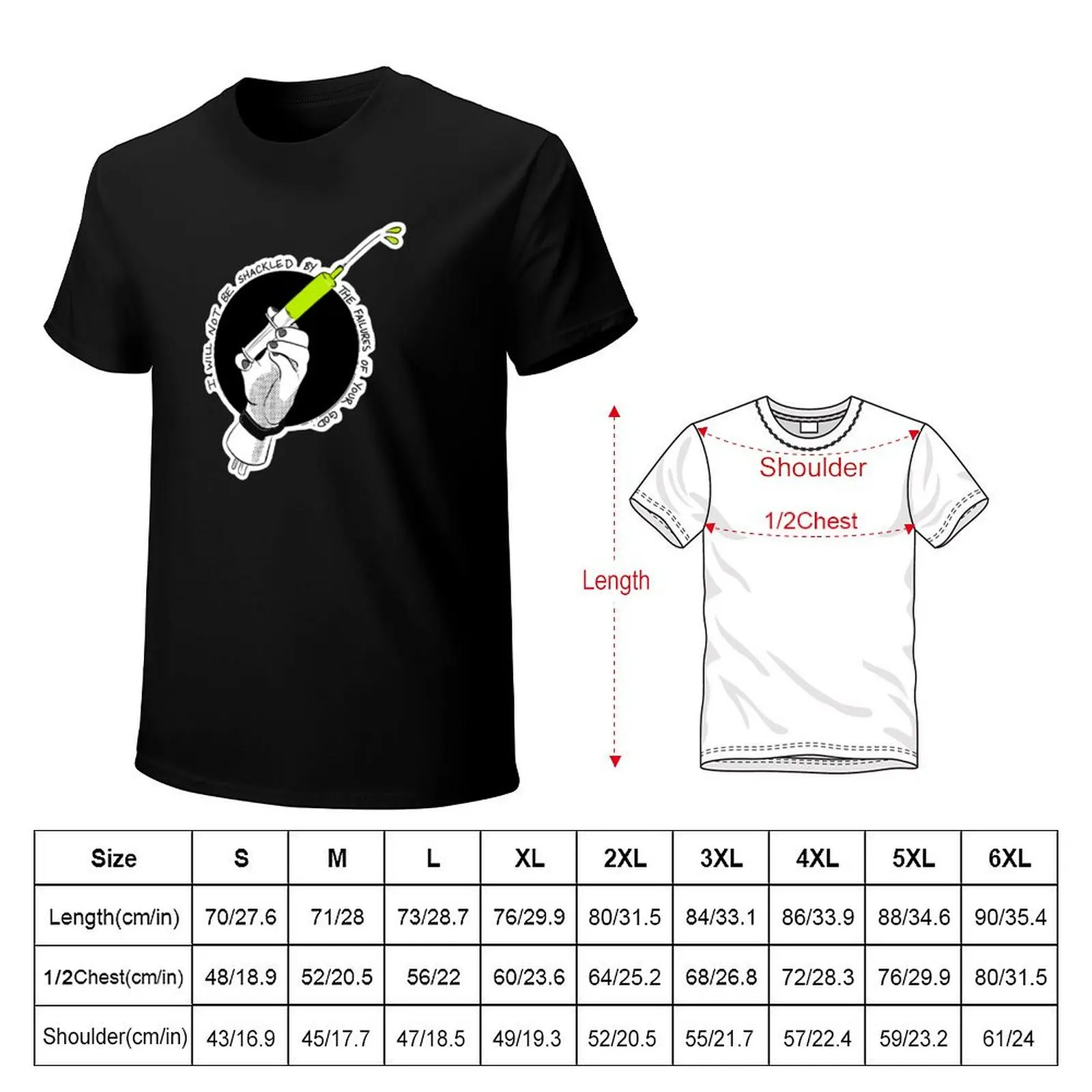 ReAnimator - God Complex T-Shirt Plus Size Solid Color T-Shirt view 2
