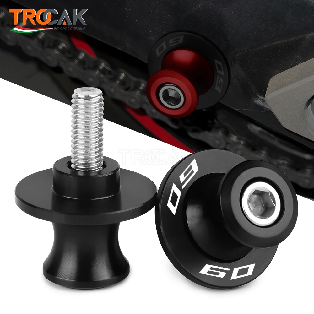 2026 For YAMAHA MT09 Tracer MT-09 SP MT 09 2023 2024 2025 Motorcycle Accessories Swingarm Slider Spools 6MM Stand Screws