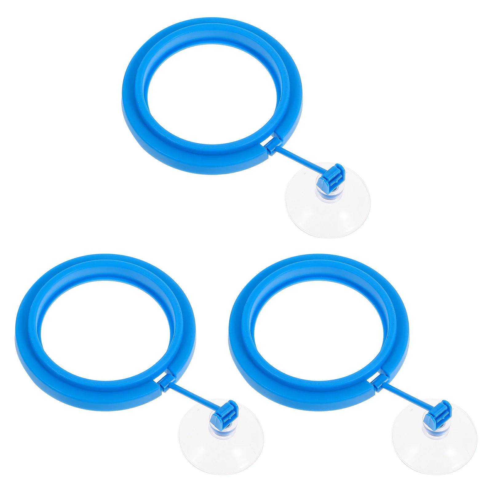 

3Pcs Fish Feeding Circle Floating Feeder Station Durable Plastic Feeding Ring Creative Fish Tank Supplies Feeder Circle
