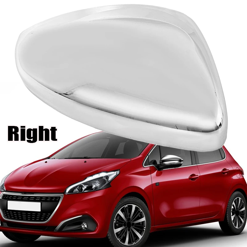 Rearview Mirror Housing For Peugeot 208/2008 Citroen C3 Left/Right Door Side Wing Mirror Cover Caps Car Exterior Accessories