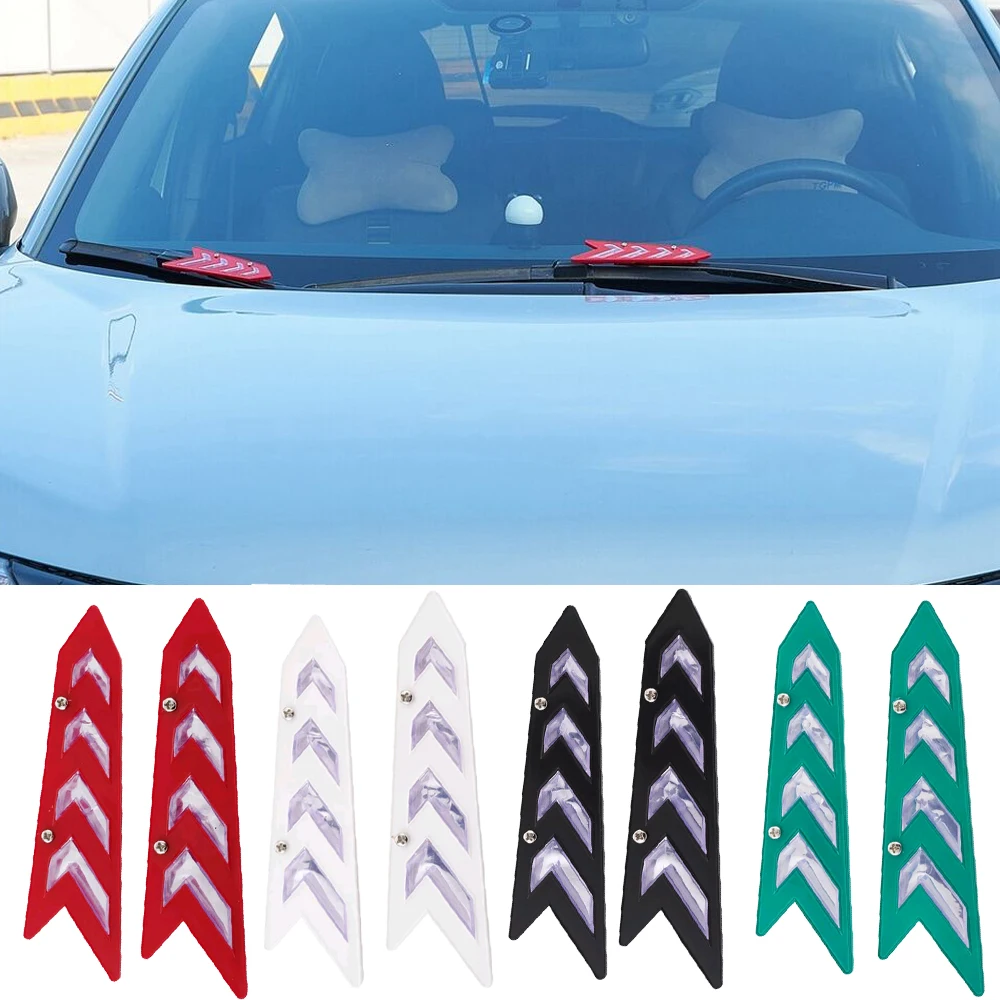 2pcs Universal Car Wiper Separator Protector Car Wiper Decorative Spoiler Car Windshield Wiper Aid Presser Auto Wear Accessories