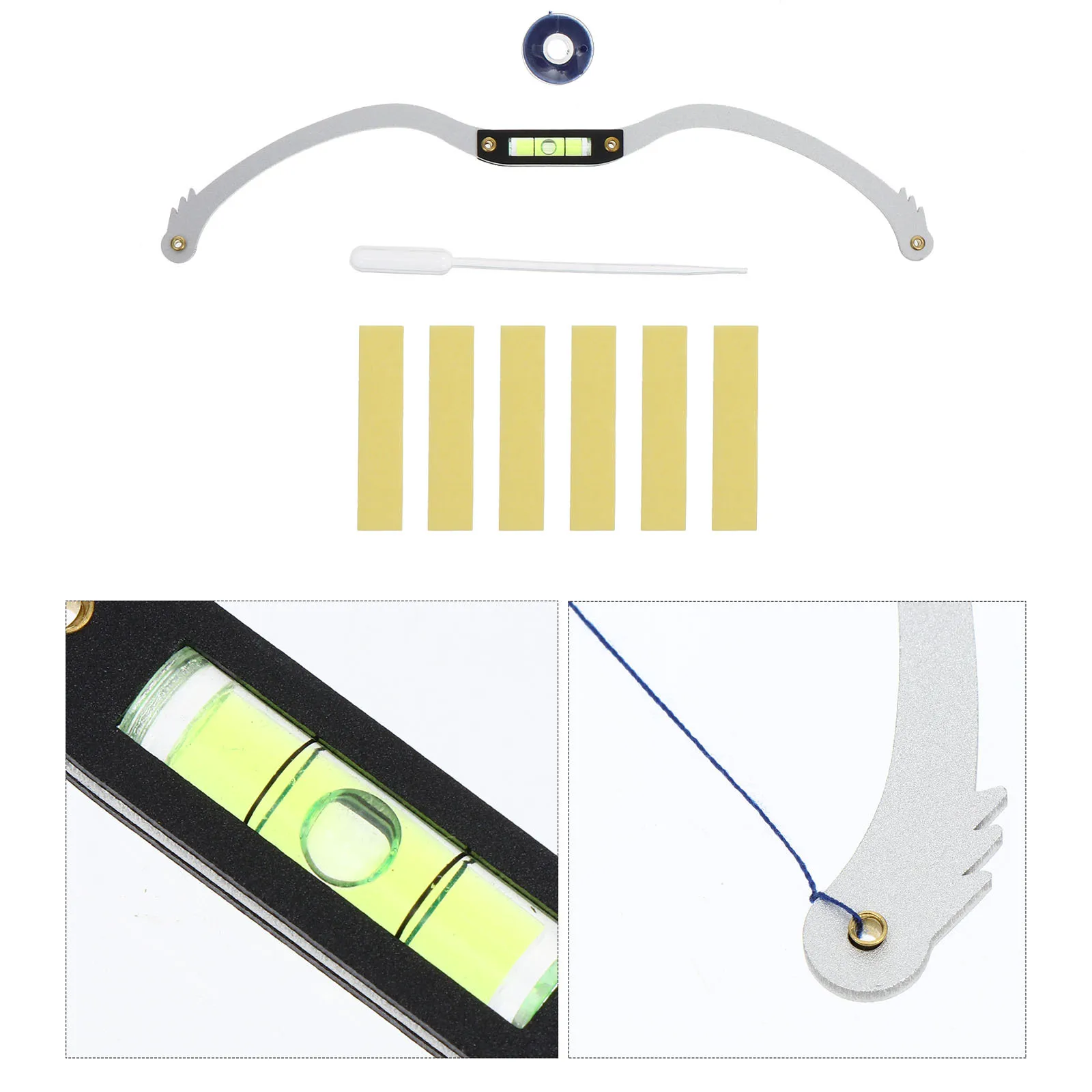 

1Pcs Eyebrow Ruler Premium Metal Measuring Tool Accurate Eyebrow Positioning Shaper Level Measure Tool Durable