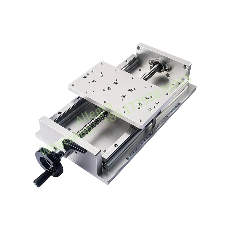 Testing Instrument)Precision Hand-cranked Platform with X-axis Guide Ball Screw Fine-tuning Slide