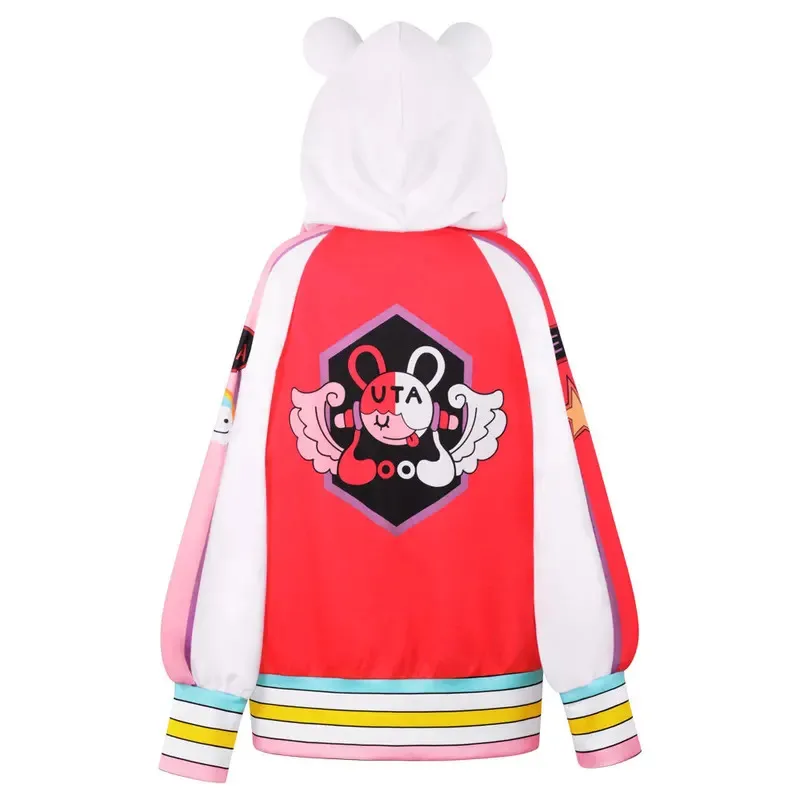 2025 aaa Anime and TV "One Piece: Red-Haired Diva" cosplay clothing set Uta costume accessories Luffy Christmas party girl gifts view 3