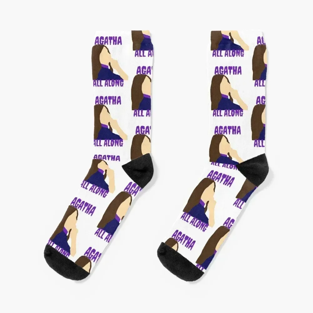 

Agatha All Along Socks hiking funny gifts golf gift Socks Women Men's