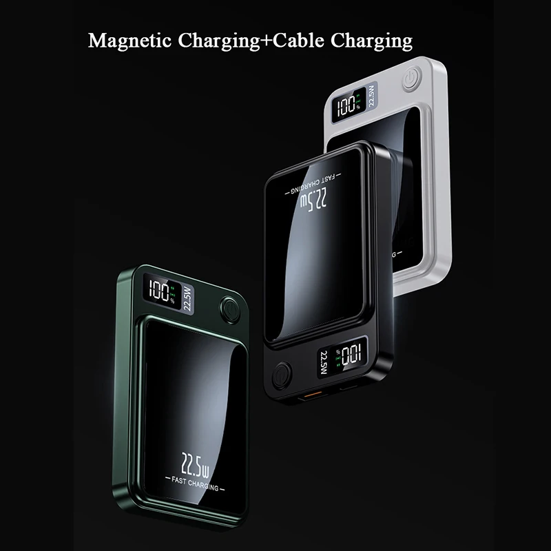 100000mAH Power Bank Magnetic Wireless 22.5W Ultra Capacity Super Fast Charging Magnetic Power Bank For Iphone15 Samsung Xiaomi image 6