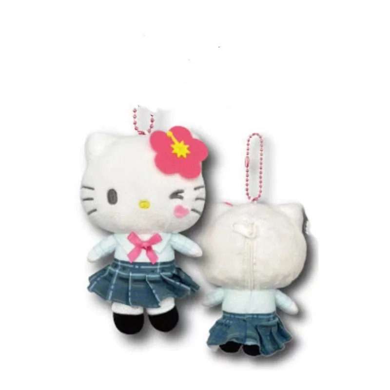 موضة جديدة سانريو أنيمي الأجهزة الطرفية اليابانية زي مدرسي مرحبا كيتي كورومي Jk سلسلة ظهره دمية لطيف المفاتيح فتاة الهدايا #4