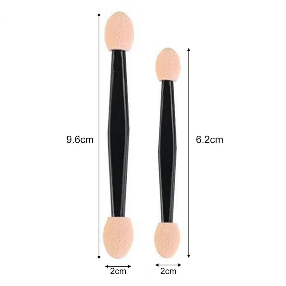 Mini pinceaux éponge à double tête pour fard à barrage, applicateur de rouge à lèvres de maquillage professionnel, outil cosmétique multifonctionnel, poulet, 50 pièces