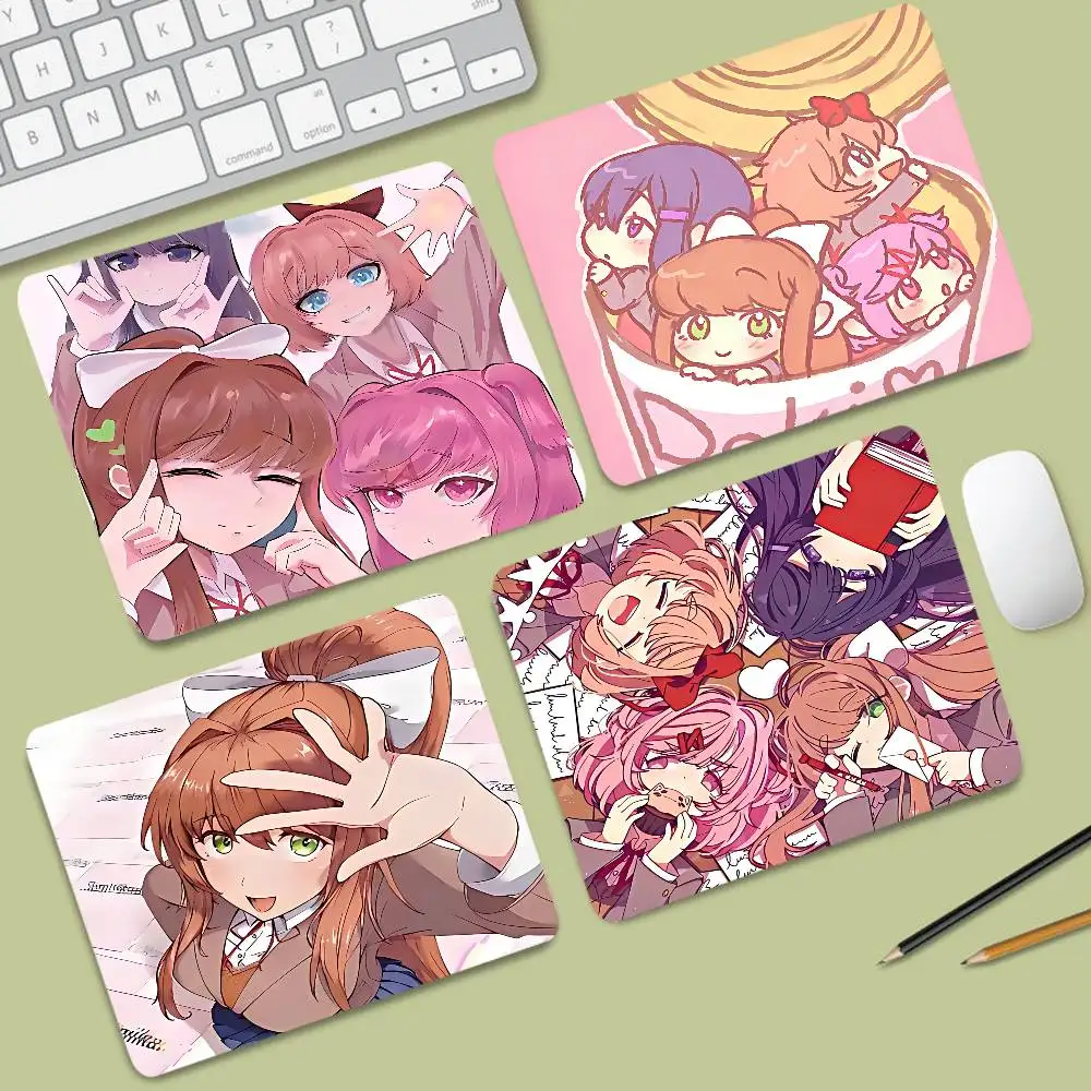 

Game Doki Doki Literature Club! NEW Mouse Pad Custom Mousepad Small Size Computer Desk Pad Natural Rubber Home Keyboard Pad