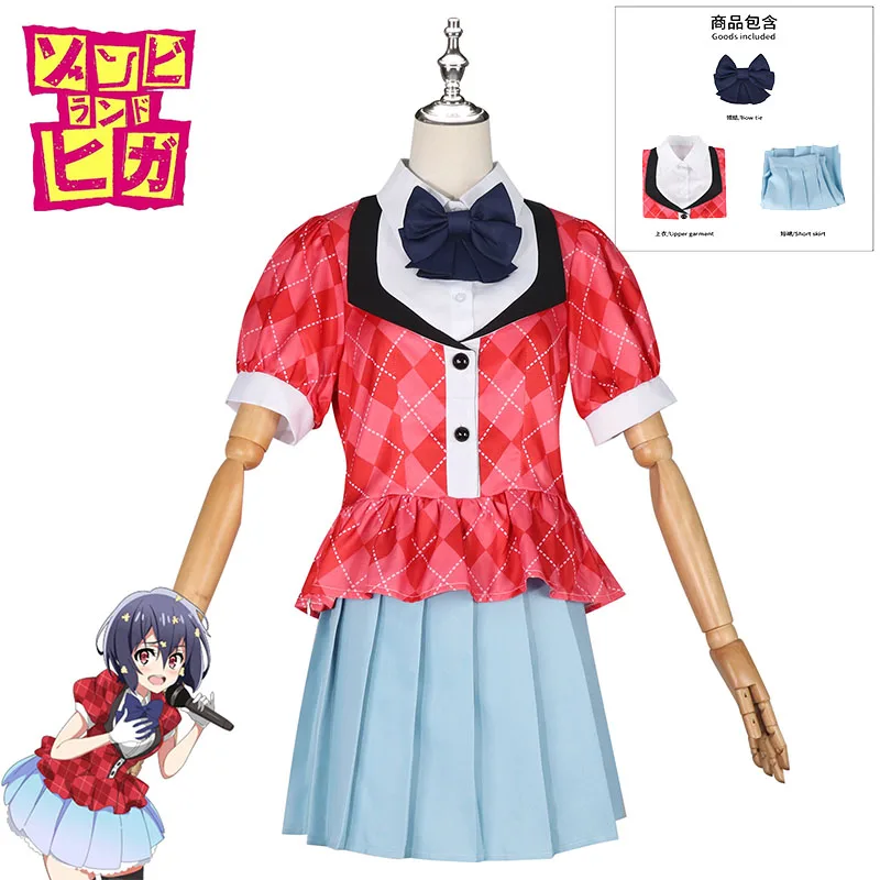 Disfraz de Cosplay de Anime Zombieland Saga Mizuno Ai, Conjunto Completo de Ropa de Ídolo, 2026