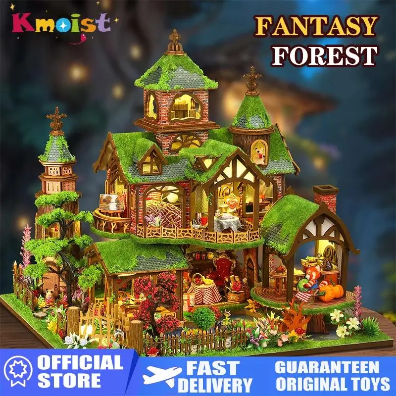 Diy Forest Cabin Handmade Assembly Model Toys Hand Made Crafts Toy Puzzle Game Home Decor Adults Anniversary Birthday Gifts