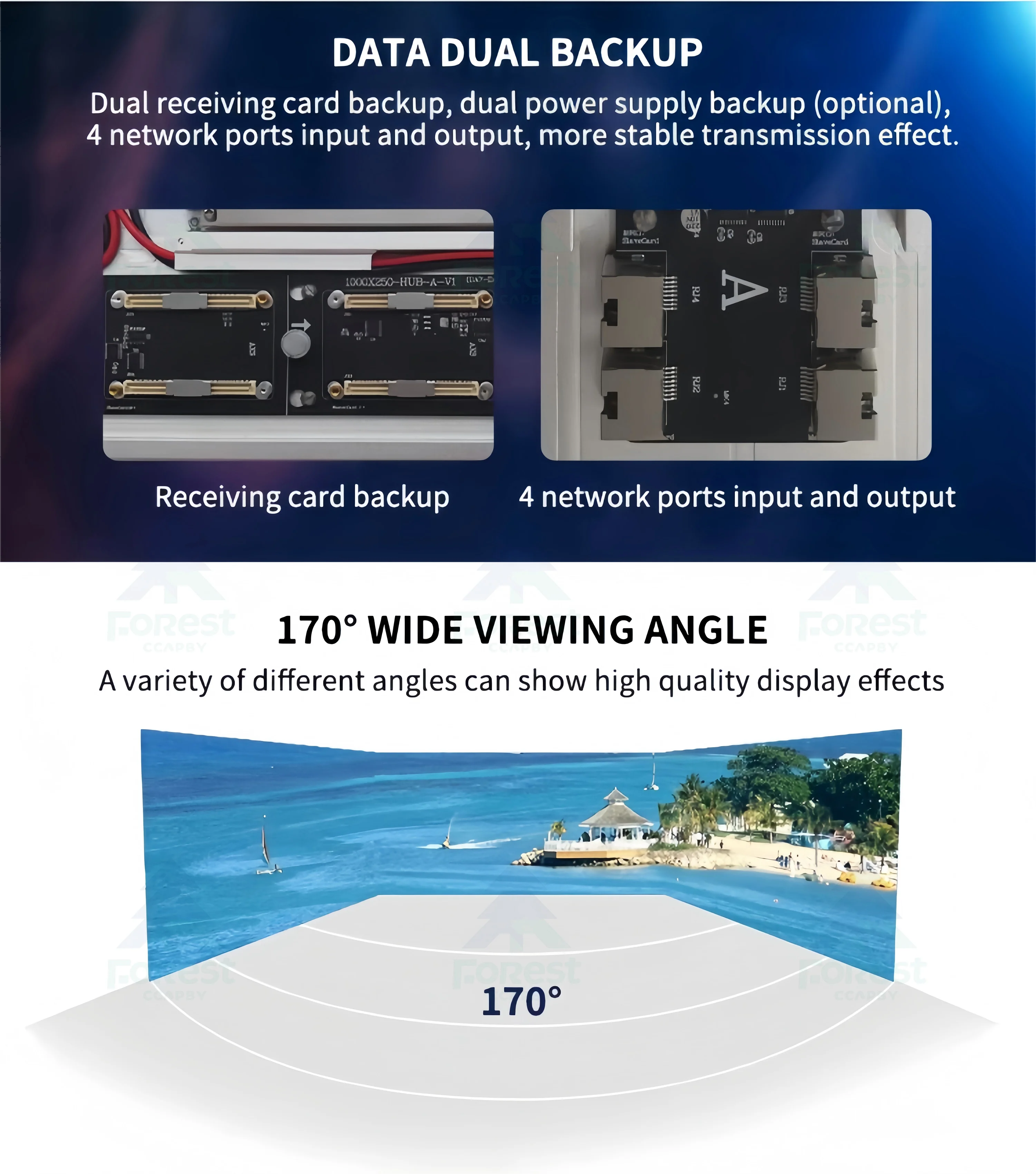 شاشة عرض LED داخلية P1.53 لشاشات كبيرة وقاعات المعارض حل عرض داخلي متين
