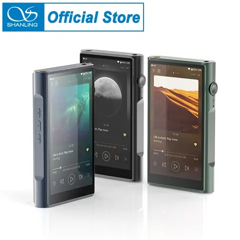 SHANLING M6 Ultra haute résolution HIFI lecteur MP3 de musique Portable 4 AK4493SEQ ouvert Android10 Bluetooth 5.0 LDAC PCM768 DSD512 3.5MM 4.4MM