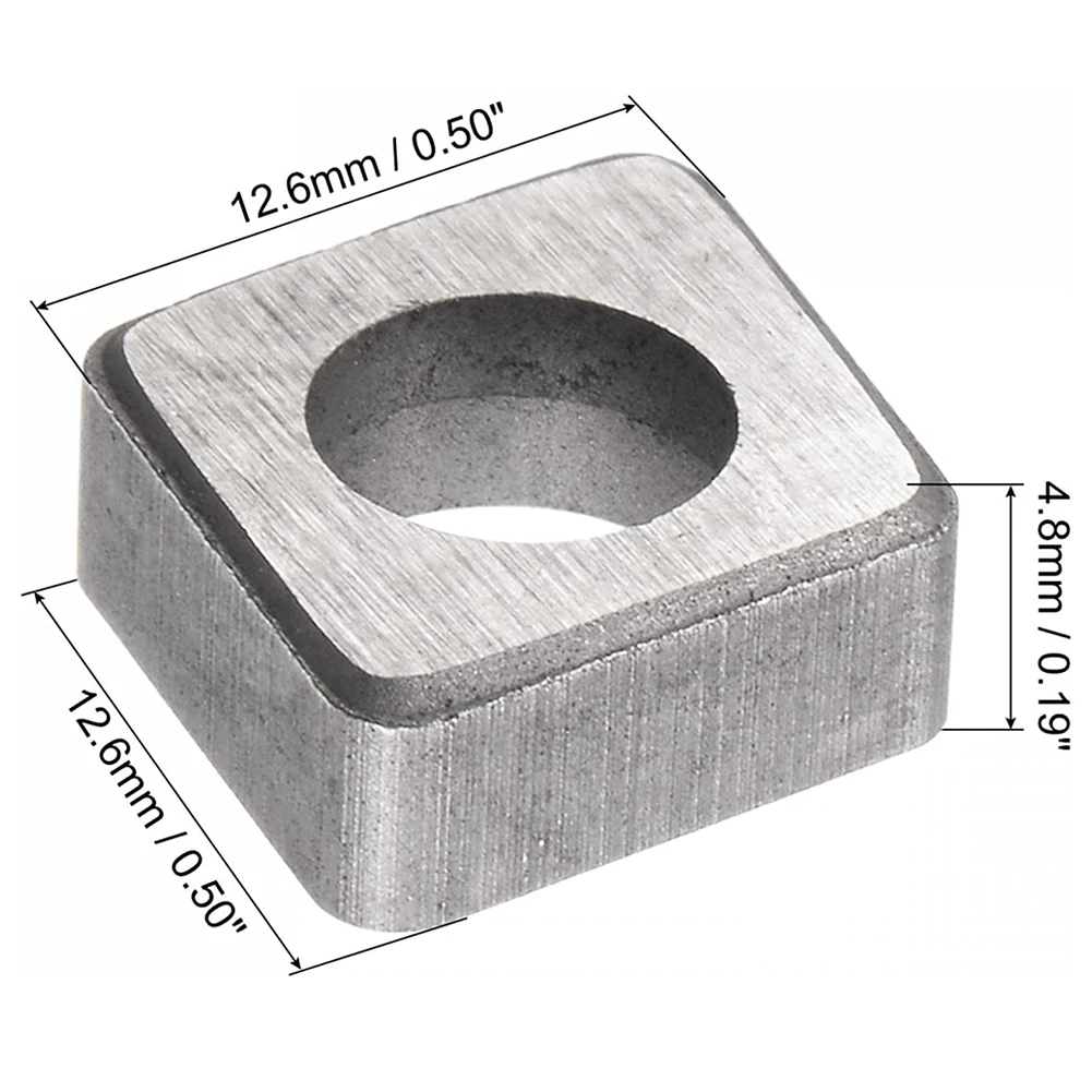 10PCS MW0804 MS1204 MC1204 Carbide Shims Trigon for CNC Turning Tools with Superior Toughness and Processing Speed
