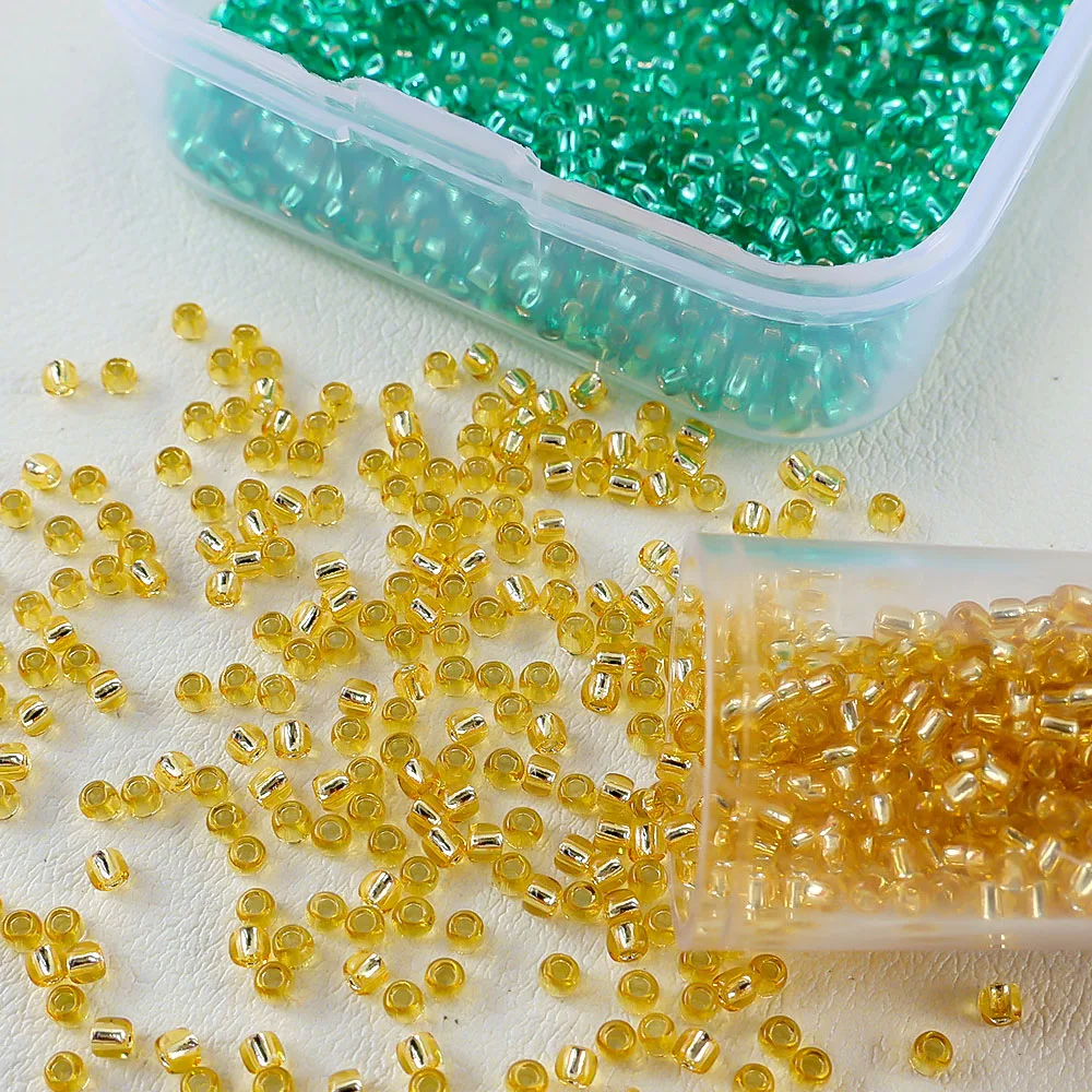 Imported TOHO 2.2mm Irrigated Silver Beads from Japan, Round Bead Jewelry Accessories Can Be Used for Various DIY Handmade Jewel