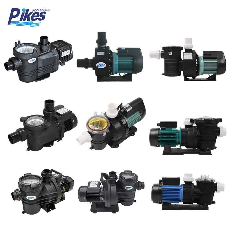 Pikes Factory Swimming Pool Pump High Quality High Pressure Electric Custom Logo Wholesale Water Pump