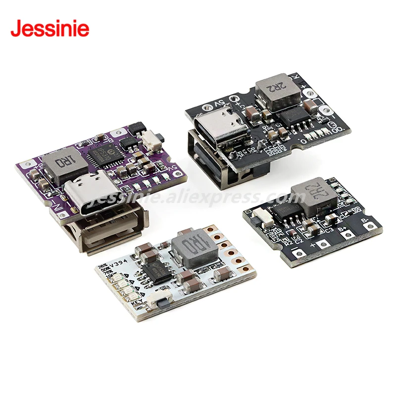 10pcs/1pc 5V 2A 2.4A 3A Power Charging and Discharging Integrated Module Type-C USB Lithium Battery Charger Board DIY Mobile