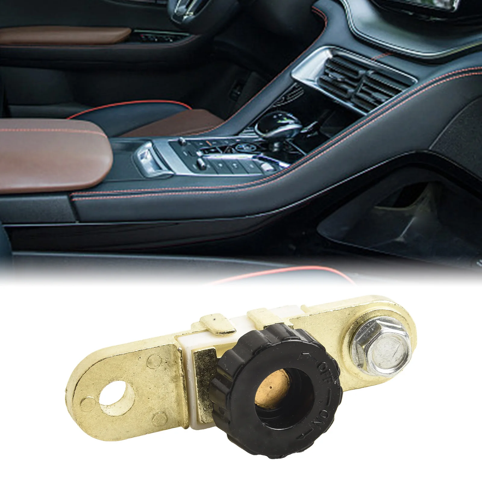 Automotive Battery Isolator As Shown In The Figure Battery Disconnect Switch Knob-Type Mechanism Rust Resistant Construction