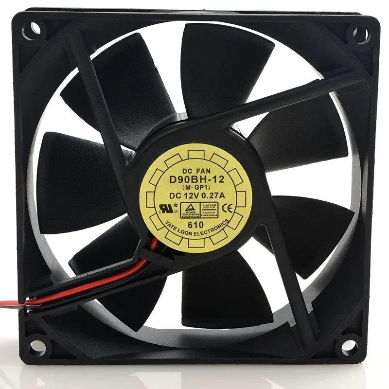 YATE LOON 9025 9cm UPS D90BH-12 12V 0.27A Workstation Cooling Fan for YATE LOON