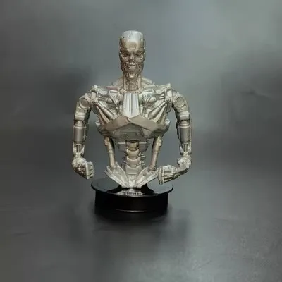 Terminator Skeleton T-800 Genesis Bust Desktop Decoration Model Toy