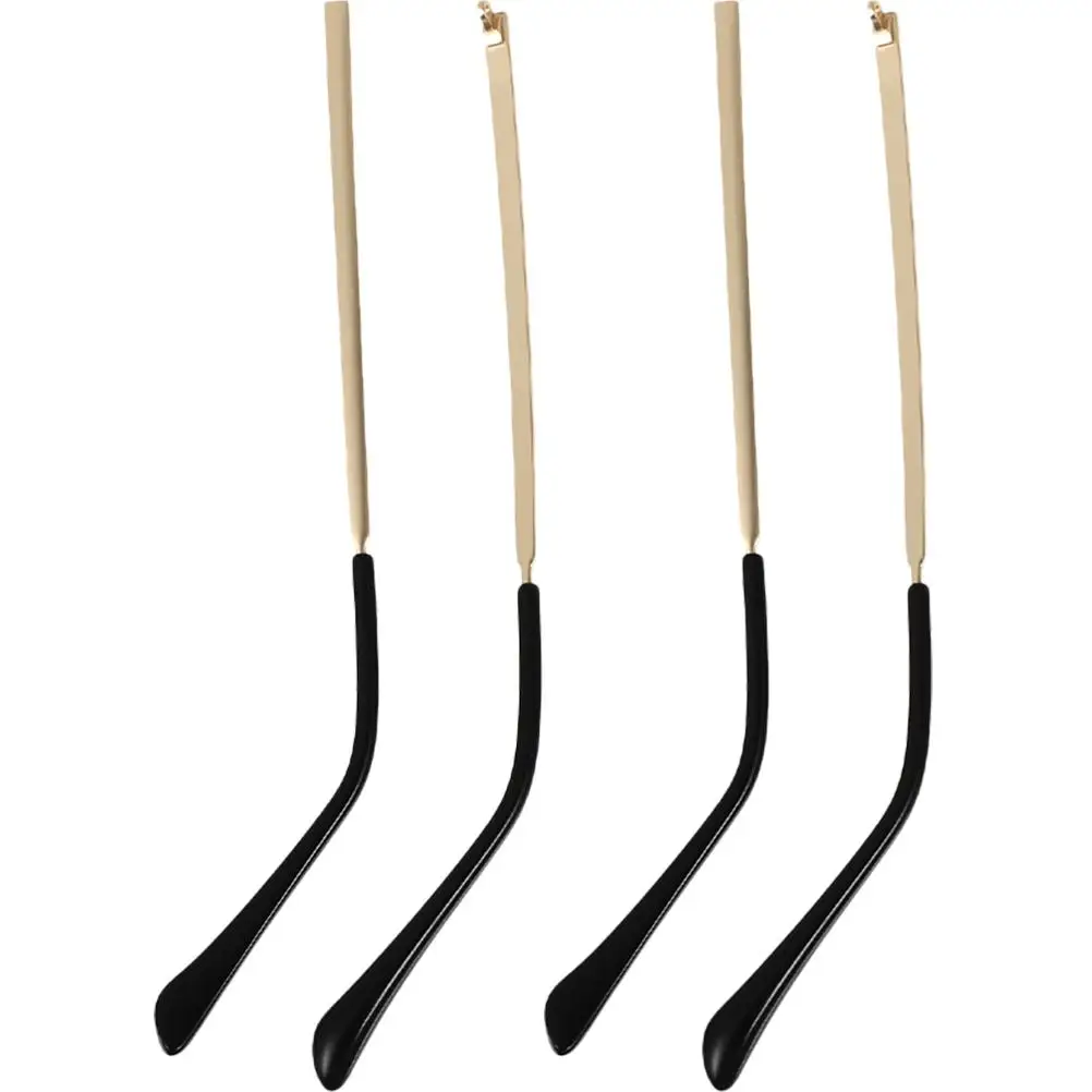 

2 Pairs Frames Replacement Glasses Temple Comfortable Metal Sunglasses Arms for Eyeglass Replacement Temple Eyewear