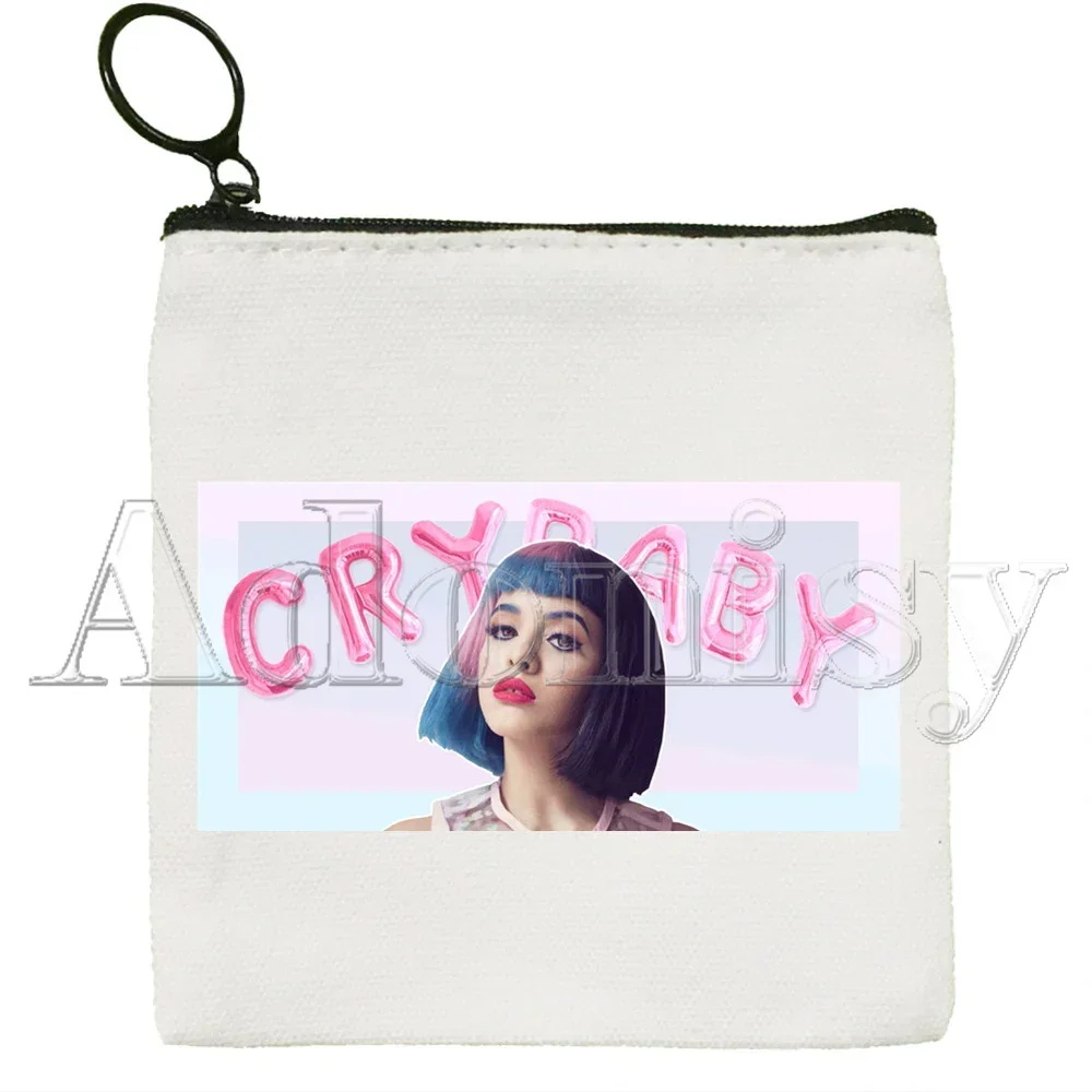 Cardigan marticker Cry Baby Hip Hop Hipster Canvas portamonete pochette stampa portamonete portamonete personalizzazione della custodia per studenti