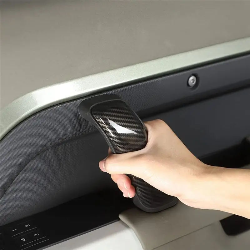 NEW HOT In Stock-3Pcs Car Inner Door Handle Cover Trim Sticker For Land Rover Defender 110 2020-2023 Interior Pull High-Version