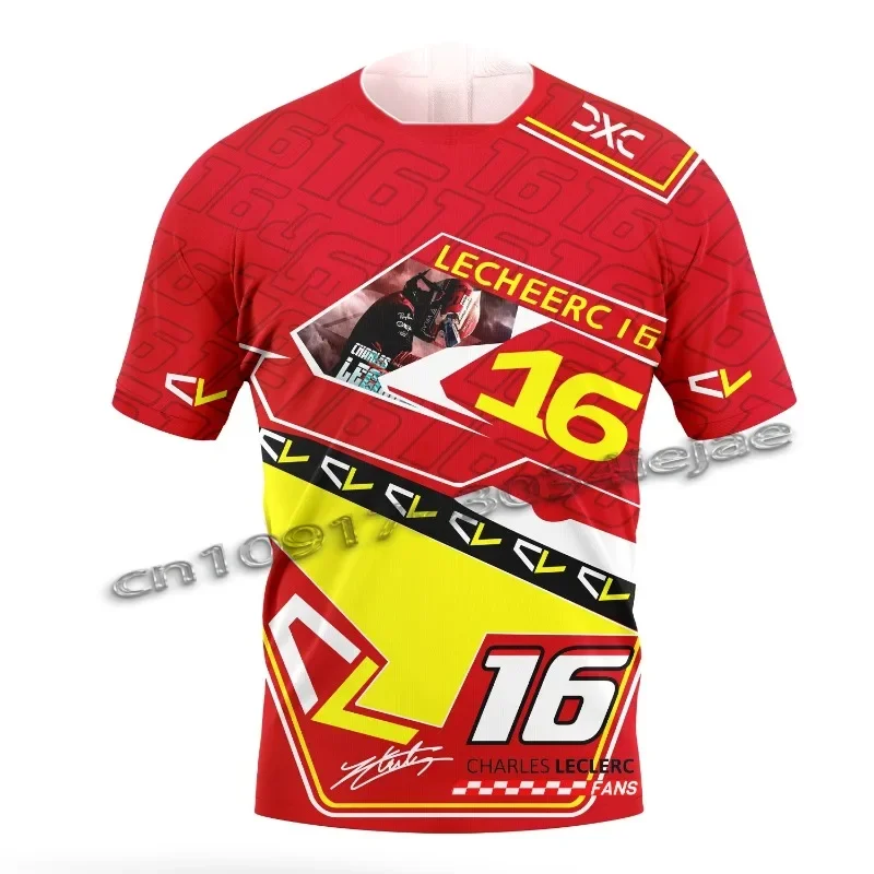 2024/25 F1 Men's Women's Champion T-shirt Short Sleeve Daily Race Commemorative Edition Comfortable Sweating Racing Jacket Top