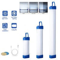 Led Tube Camping Light 5v 20w 40w 60w 17cm 32cm 52cm 6000k 3000k Usb Charging Outdoor Portable Long Free Dimming Multifunctional