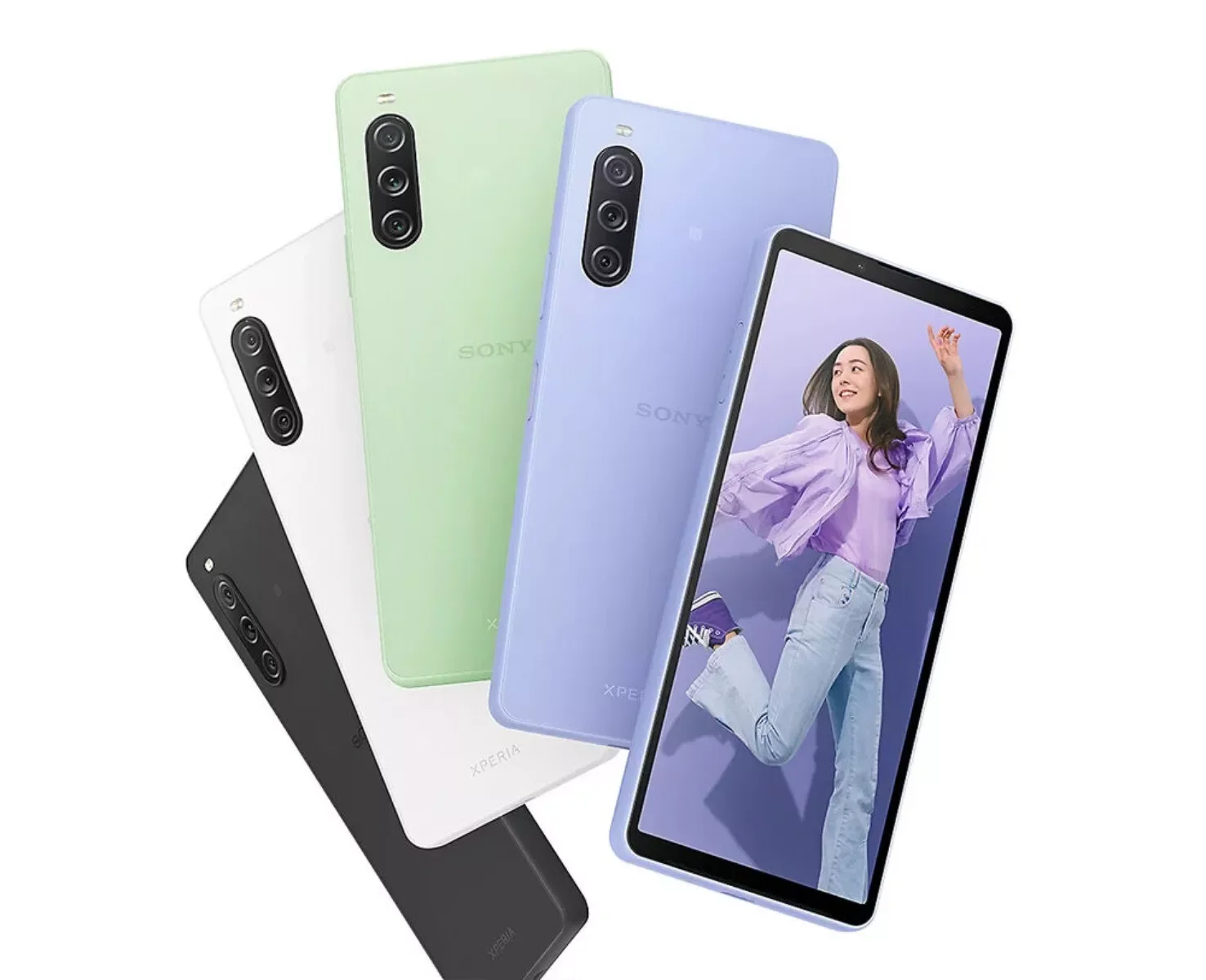 هاتف محمول Sony Xperia 10 V 5G النسخة اليابانية 6GB 128GB ROM 6.1 "OLED Snapdragon 695 ثماني النواة أندرويد هاتف ذكي أصلي