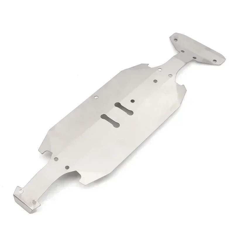 แผ่นเกราะป้องกันรอยขีดข่วนสแตนเลส 1 ชิ้น สำหรับติดตั้งด้านหน้าและด้านหลัง สำหรับรถบังคับวิทยุ TAMIYA XV-02 อุปกรณ์เสริมอะไหล่ซ่อม