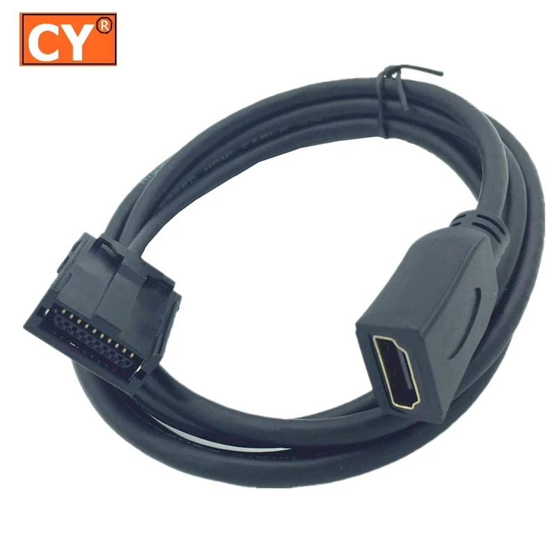 1.5m kompatybilny z HDMI kabel typu E do kabla kompatybilnego z HDMI kabel wideo HD kabel EAdapter do samochodowego odtwarzacza cyfrowego Monitor HD