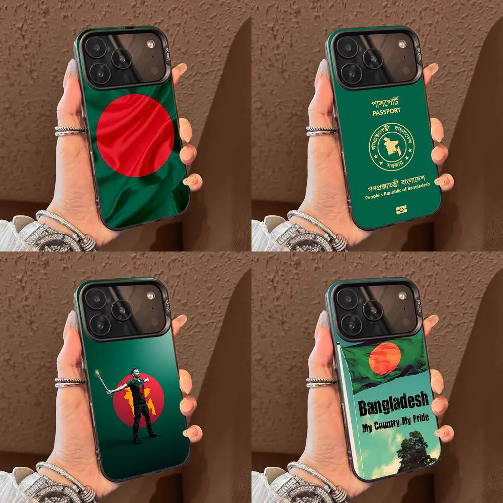 

Bangladesh Passport Flag Phone Case For iPhone 17,16,15,14,13,12,Pro,Max,Plus,E,SE4,Air,Mini Black IMD Box