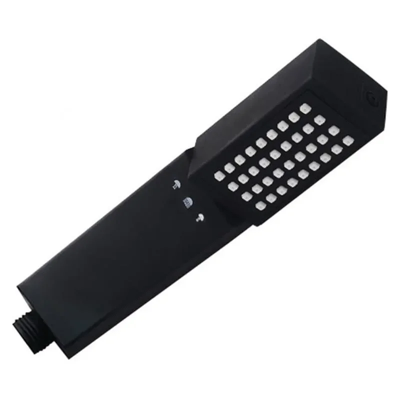 3 في 1 رأس دش كهربائي للحمام أسود 3 أوضاع رذاذ ماء قابل للتعديل لملحقات فلتر رأس الدش المطري للحمام #4