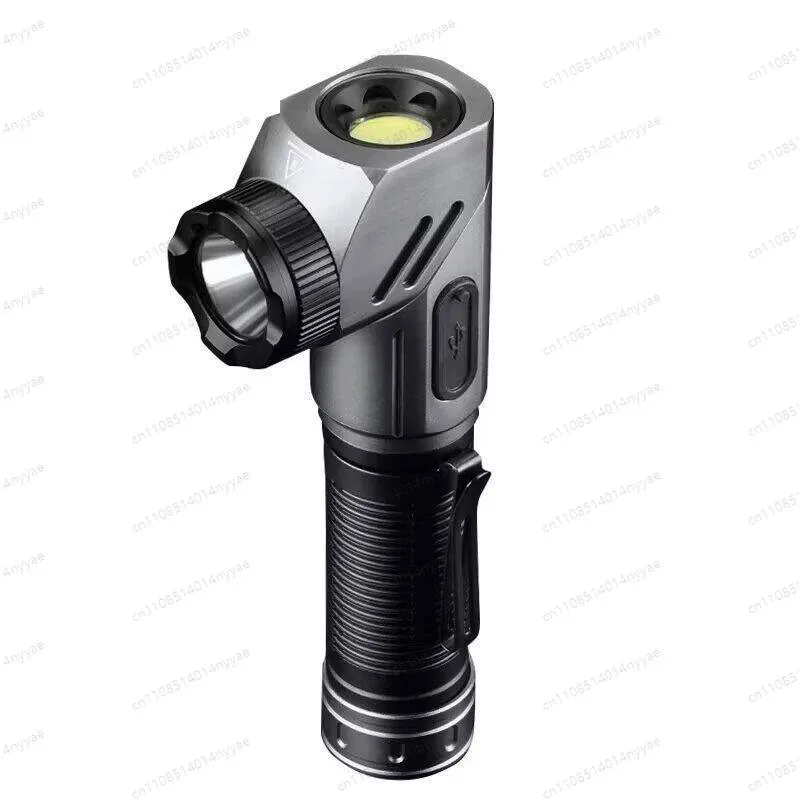 Portable Right Angle Work Light, Mini Rechargeable LED Illumination Device with Strong Beam - Outdoor Camping & Repair Lighting