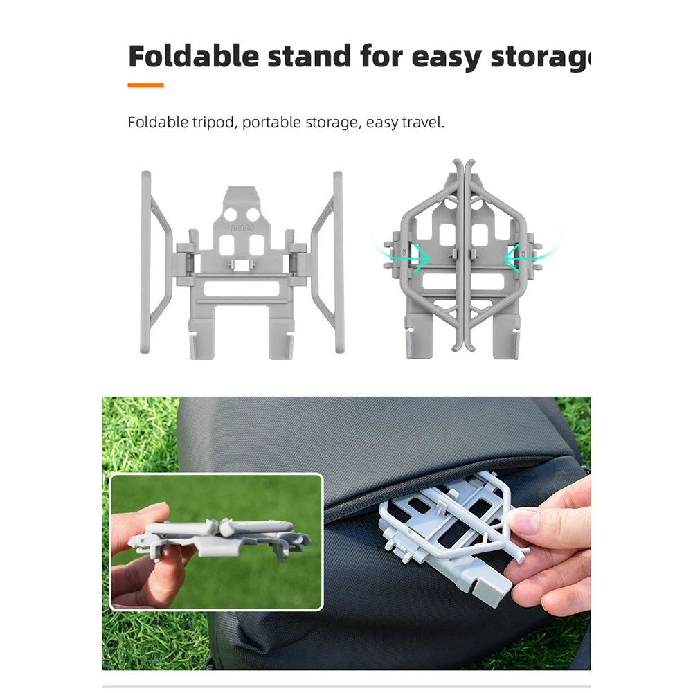 طوي الهبوط ل DJI Mini 3 برو/Mavic Mini/2/SE الإفراج السريع ارتفاع موسع الساق حامي الطائرة بدون طيار تمديد قدم
