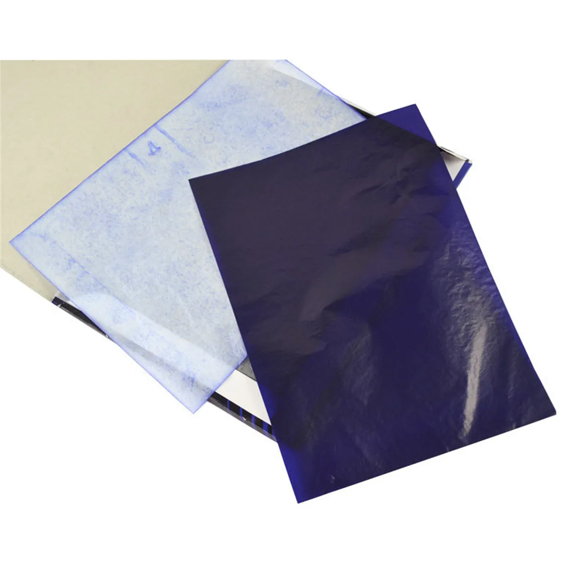100 Sheets 22.5 x 18.5cm Advanced Carbon Paper Double-sided Blue Carbon Tracing Paper Hand Copier Spirit Stencil Tattoo Transfer
