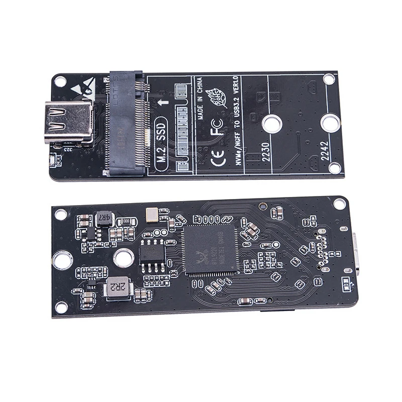 Adaptateur M.2 vers Type-C NVMe, 20Gbps, NGFF, USB 3.2, Isabel 2, boîtier SSD, 2230, 2242, 2260/2280, Windows, Linux, Macbook